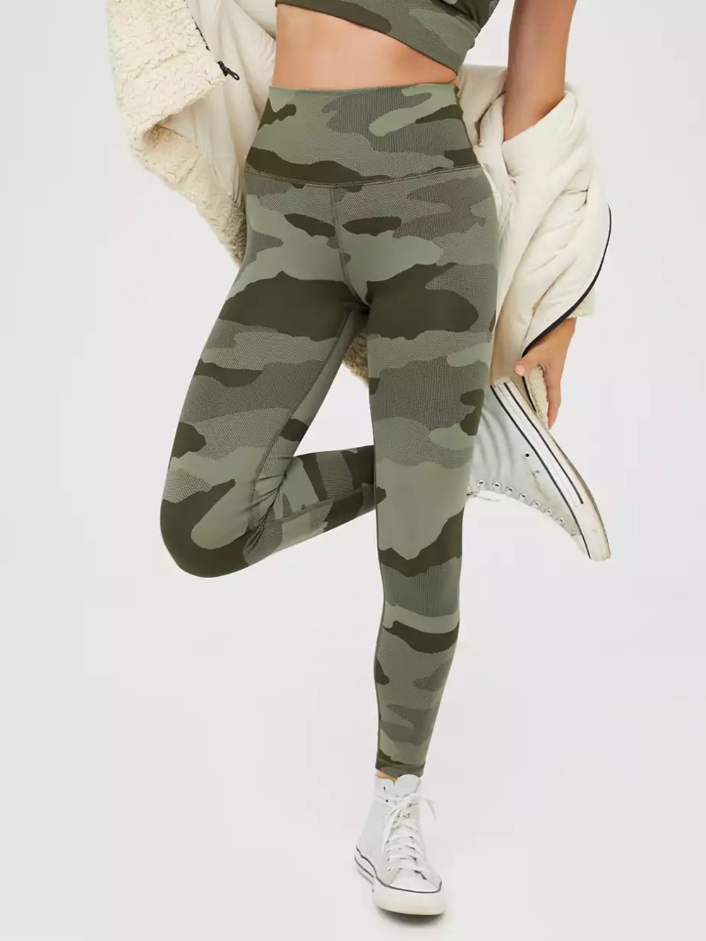 Offline by Aerie 7/8 high rise camo leggings